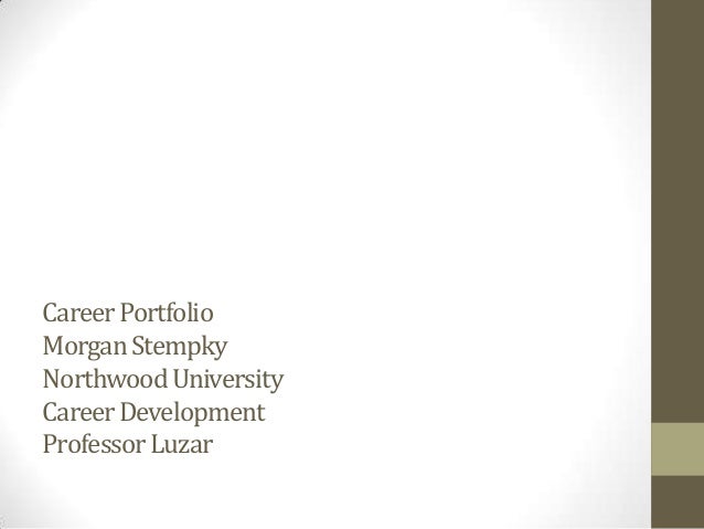 career portfolio definition