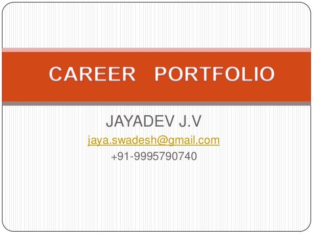 simple career portfolio examples of career portfolios