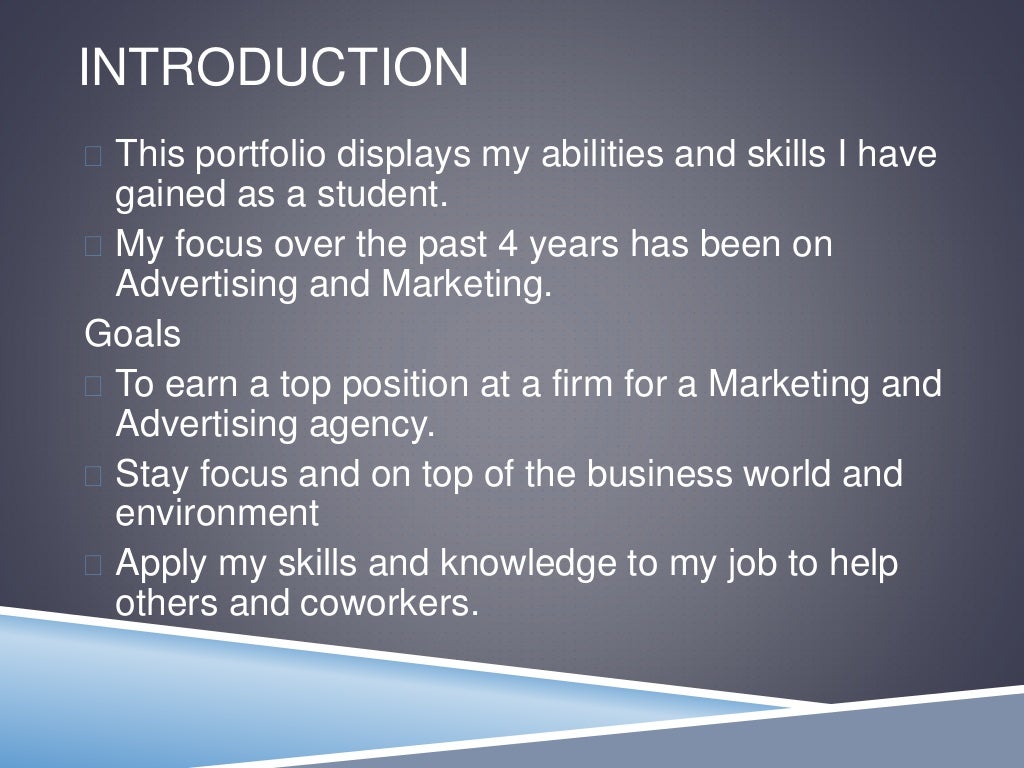 Career Portfolio