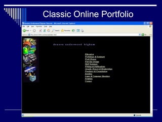 45
Classic Online Portfolio
 