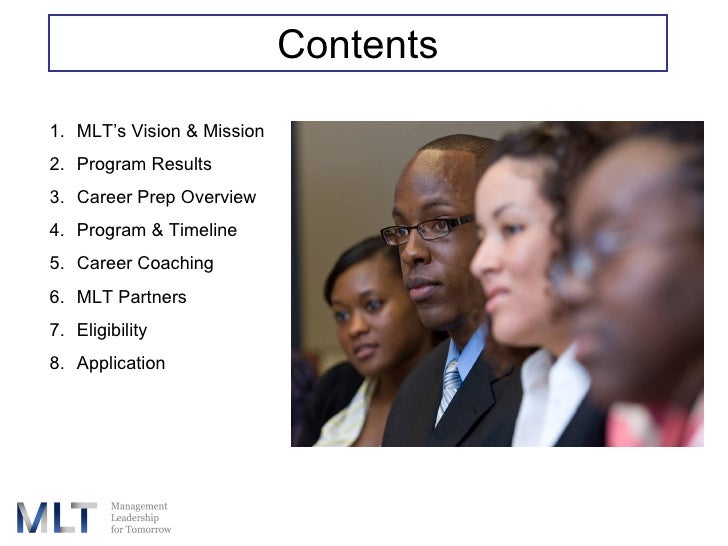 MLT Career Prep Program 2009
