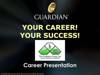 YOUR CAREER! YOUR SUCCESS! Career Presentation 