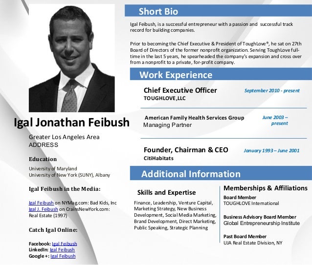 example of a profile for a resume