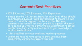 Career profiles and idps | PPTX | Resume Writing and Advice | Job Search