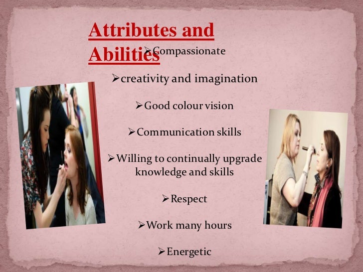 I want to be a makeup artist because image