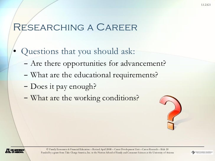 career research power_point_1 1 2 g1 researching a career