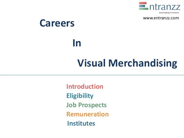 Careers in visual merchandising