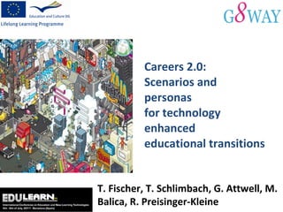 Careers 2.0:  Scenarios and personas  for technology enhanced  educational transitions T. Fischer, T. Schlimbach, G. Attwell, M. Balica, R. Preisinger-Kleine 