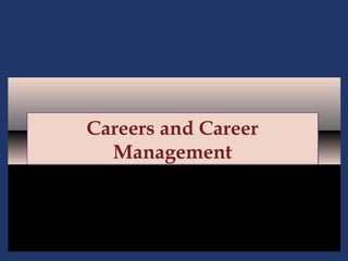 Careers and Career
  Management



                     11 - 1
 