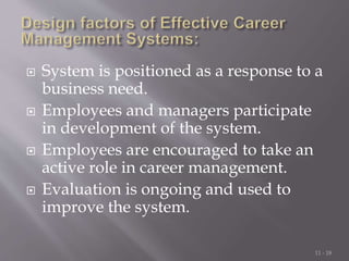  System is positioned as a response to a
business need.
 Employees and managers participate
in development of the system...