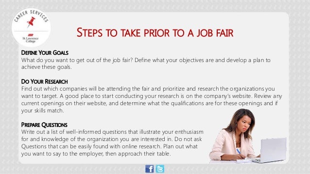 questions to ask at a job fair