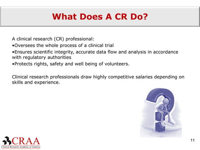 Picture of Careers In Clinical Research | PPT