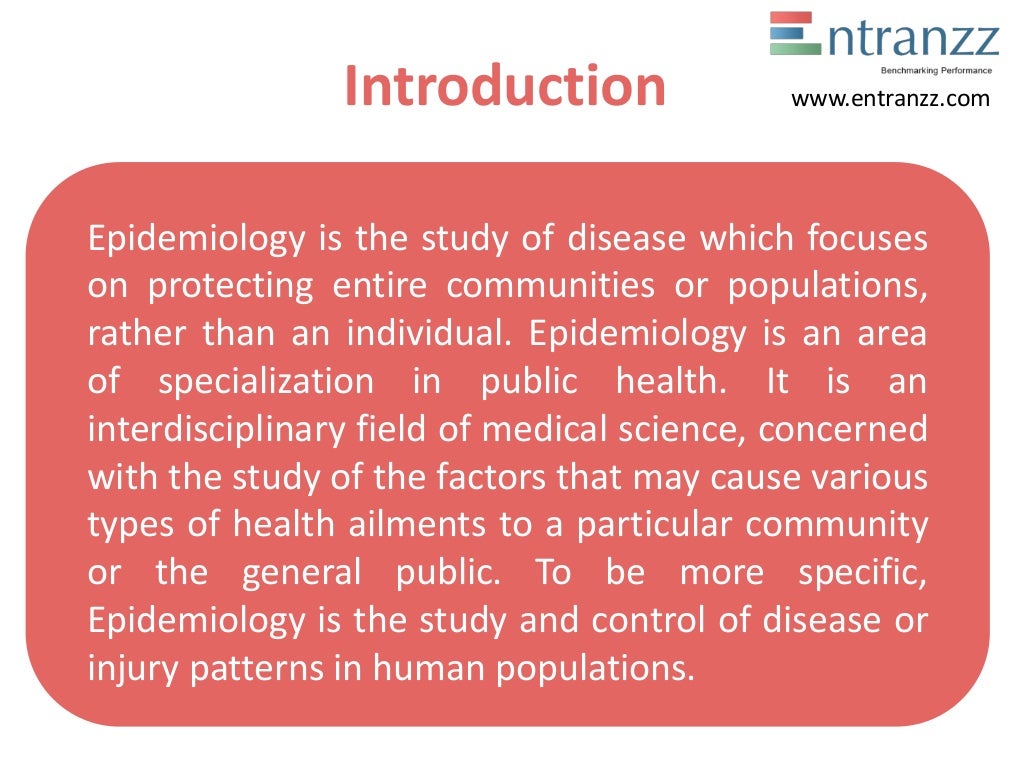 Careers in epidemiology