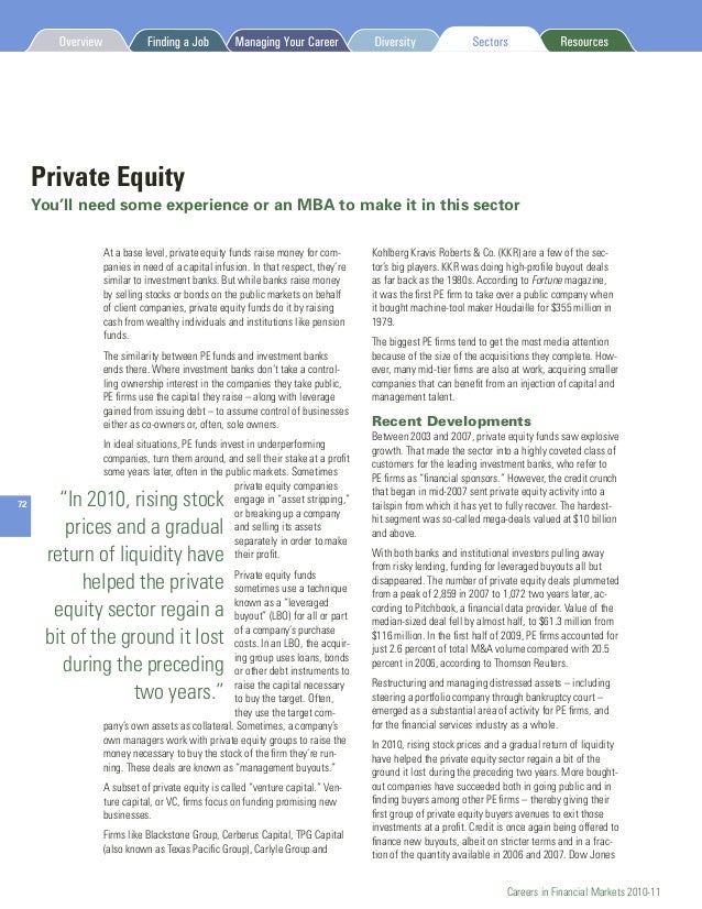 Career Guide In Financial Markets