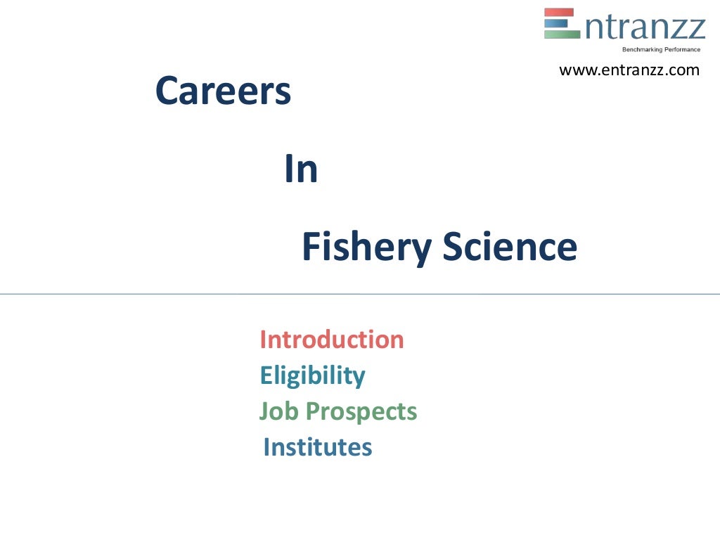 Careers in fishery science