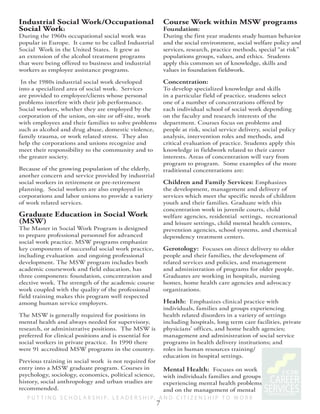Social Work Program Pdf Careers in social work | PDF