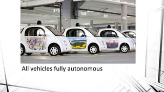 All vehicles fully autonomous
 