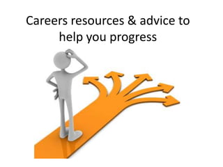 Careers resources & advice to
     help you progress
 