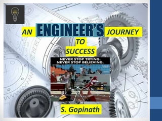 AN JOURNEY
TO
SUCCESS
S. Gopinath
 