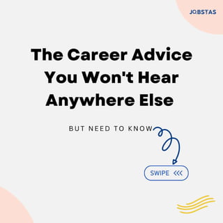 Career Advice That Empowers You to Take Control