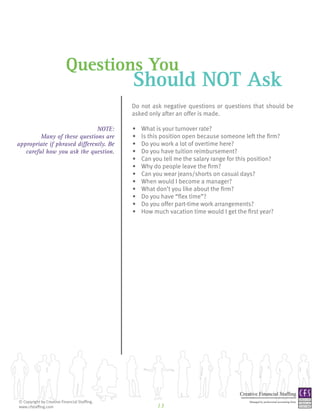 Questions You
                                              Should NOT Ask
                                              D...