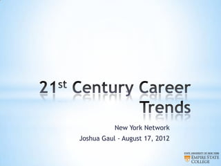 New York Network
Joshua Gaul - August 17, 2012
 