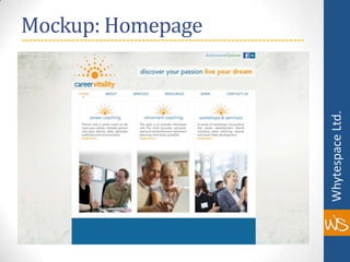 Mockup: Homepage