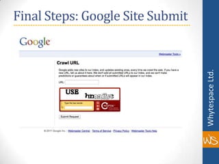 Final Steps: Google Site Submit