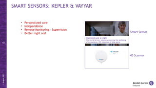 Kepler Sensor Care Facilities Alcatel lucenst Presales | PPTX