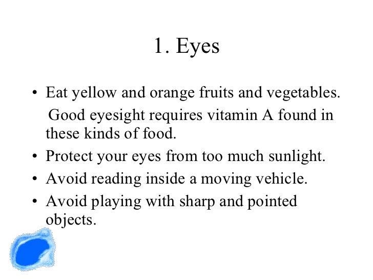 Care For The Sense Organs