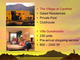 Carefree Resort Pictures and Information