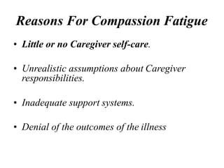 Caregiver Self-Care
