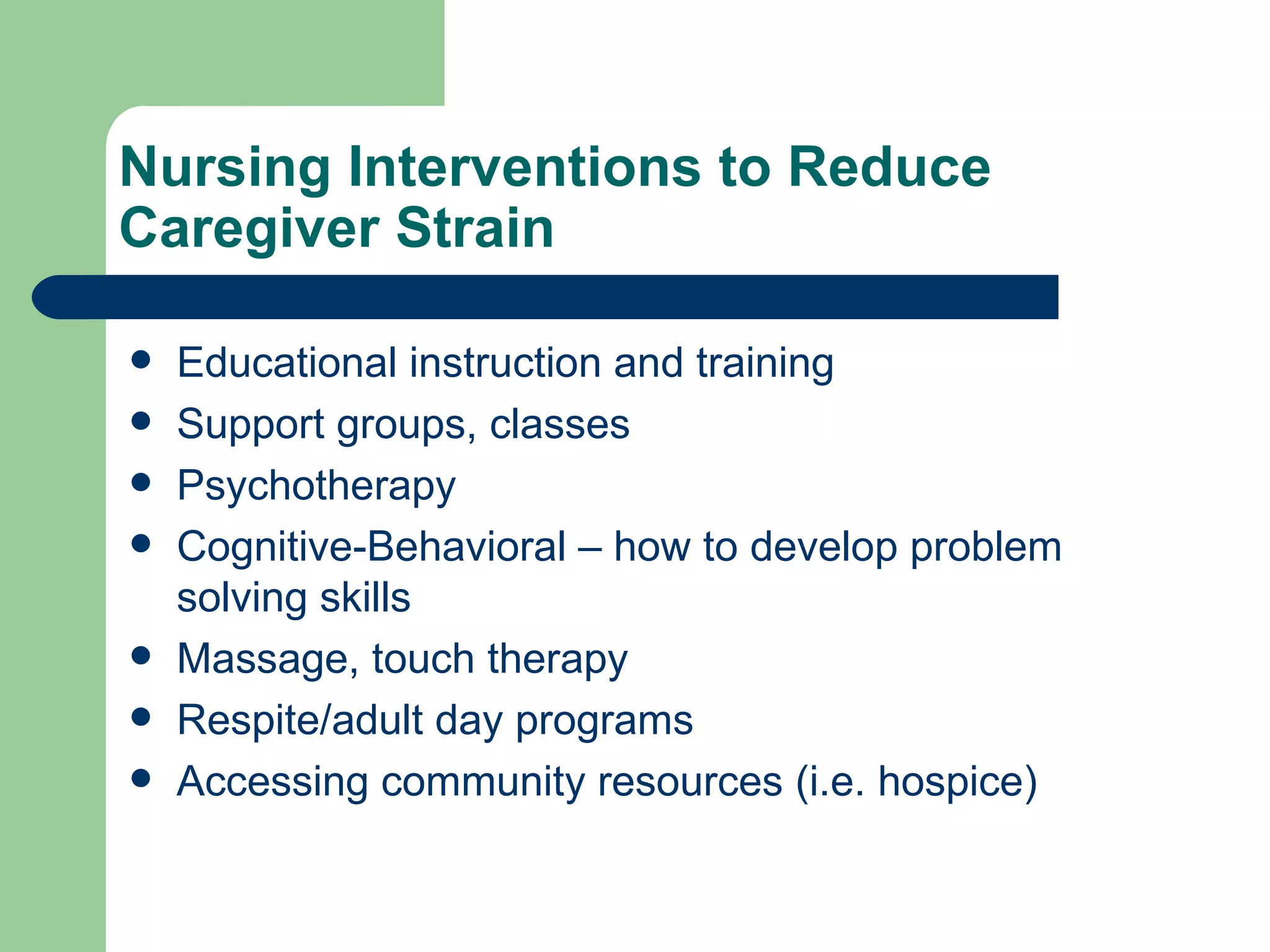 Caregivers in end of life care | PPT
