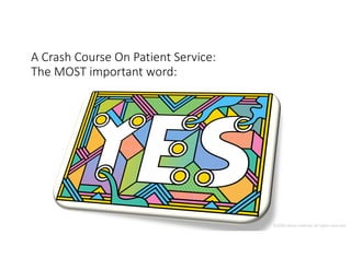 This presentation uses a free template provided by FPPT.com
www.free-power-point-templates.com
A Crash Course On Patient S...