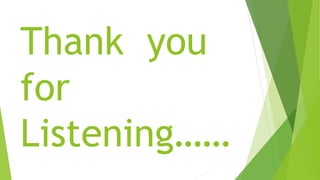 Thank you
for
Listening……
 