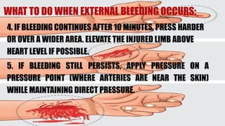 EXTERNAL AND INTERNAL BLEEDING. PPTX12890875 | PPTX