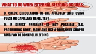 EXTERNAL AND INTERNAL BLEEDING. PPTX12890875 | PPTX