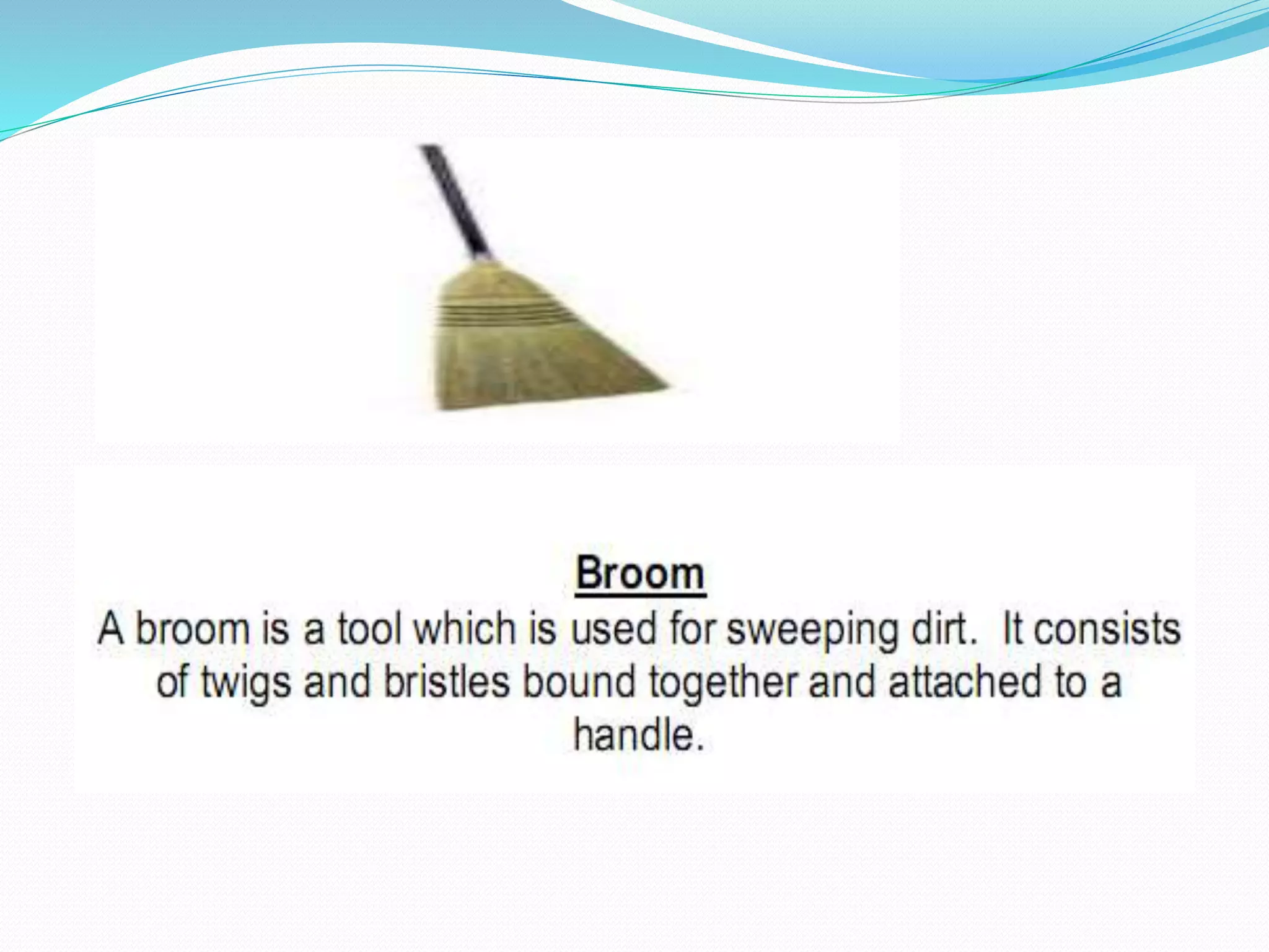 Caregiving tools, equipment and paraphernalia PPT
