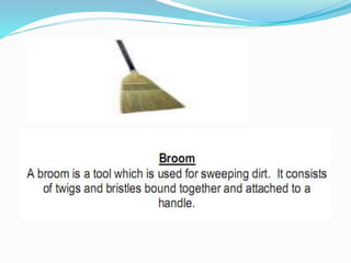 Caregiving tools, equipment and paraphernalia