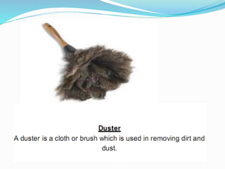 Caregiving tools, equipment and paraphernalia