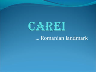… Romanian landmark
 