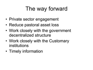 CARE Ethiopia Pastoral Livelihoods Programs in Oromia Region