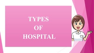 TYPES
OF
HOSPITAL
 