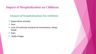 Impact of Hospitalization on Children:
 