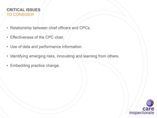 Care Inspectorate COLE