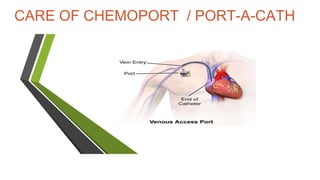 CARE OF CHEMOPORT / PORT-A-CATH
 