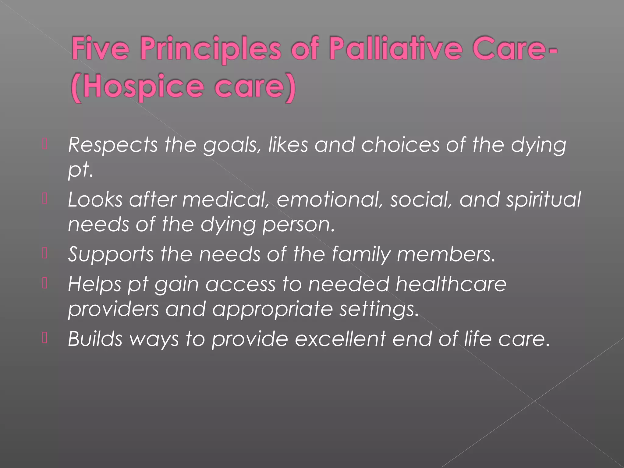 Care of dying and death | PPT