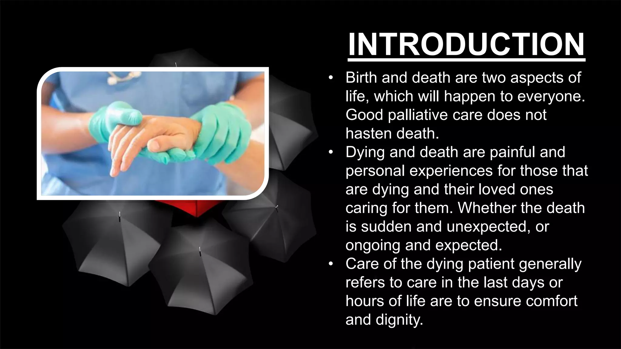 Care of dying and death | PPTX