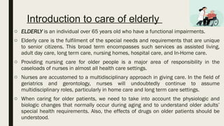 Care of Elderly.pptx..care of elderly... | PPTX