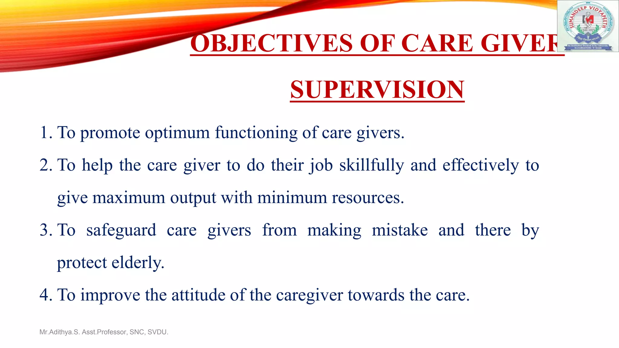 Care of elderly person | PPTX